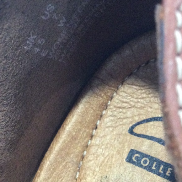 New. Clarks Mary Jane soft cushion leather shoes size 7. - Picture 7 of 8